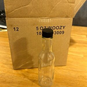 Box of 9 Bottles for homemadee homemade hot sauce or infused oils